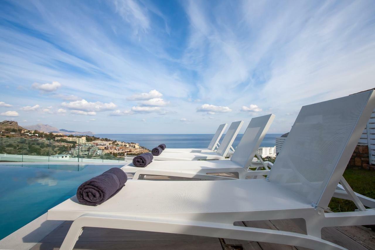 Villa Nissos Líndos Buitenkant foto